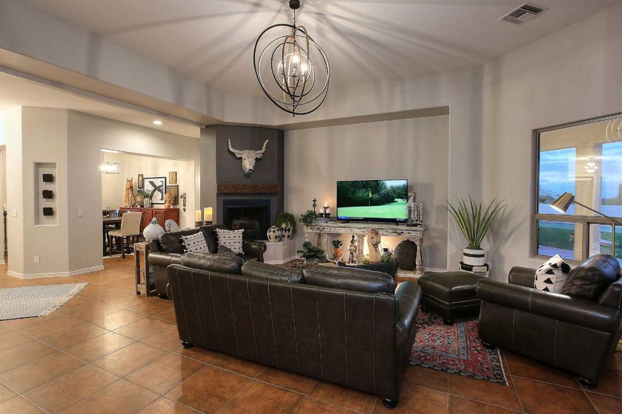 Adobe Arizona Home With City And Mountain Views Queen Creek 外观 照片