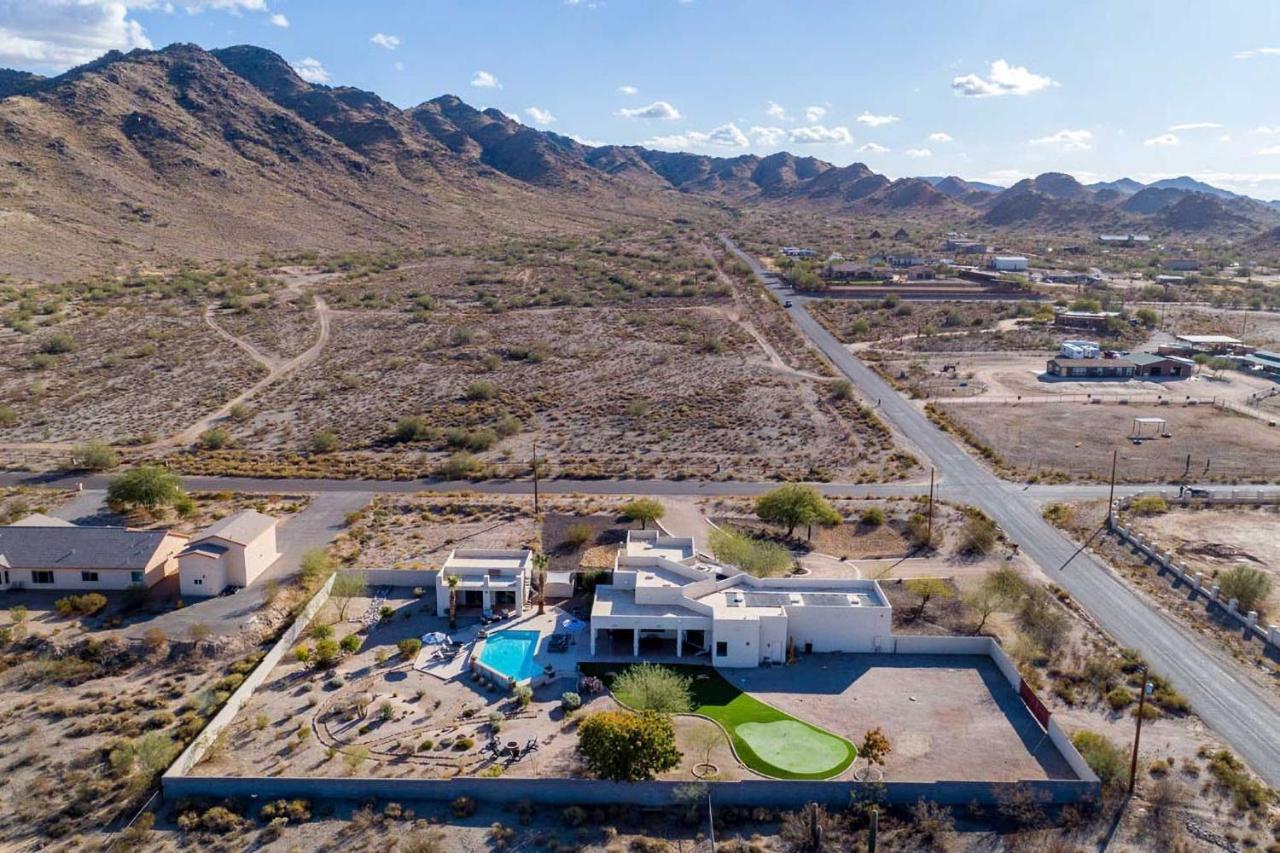 Adobe Arizona Home With City And Mountain Views Queen Creek 外观 照片