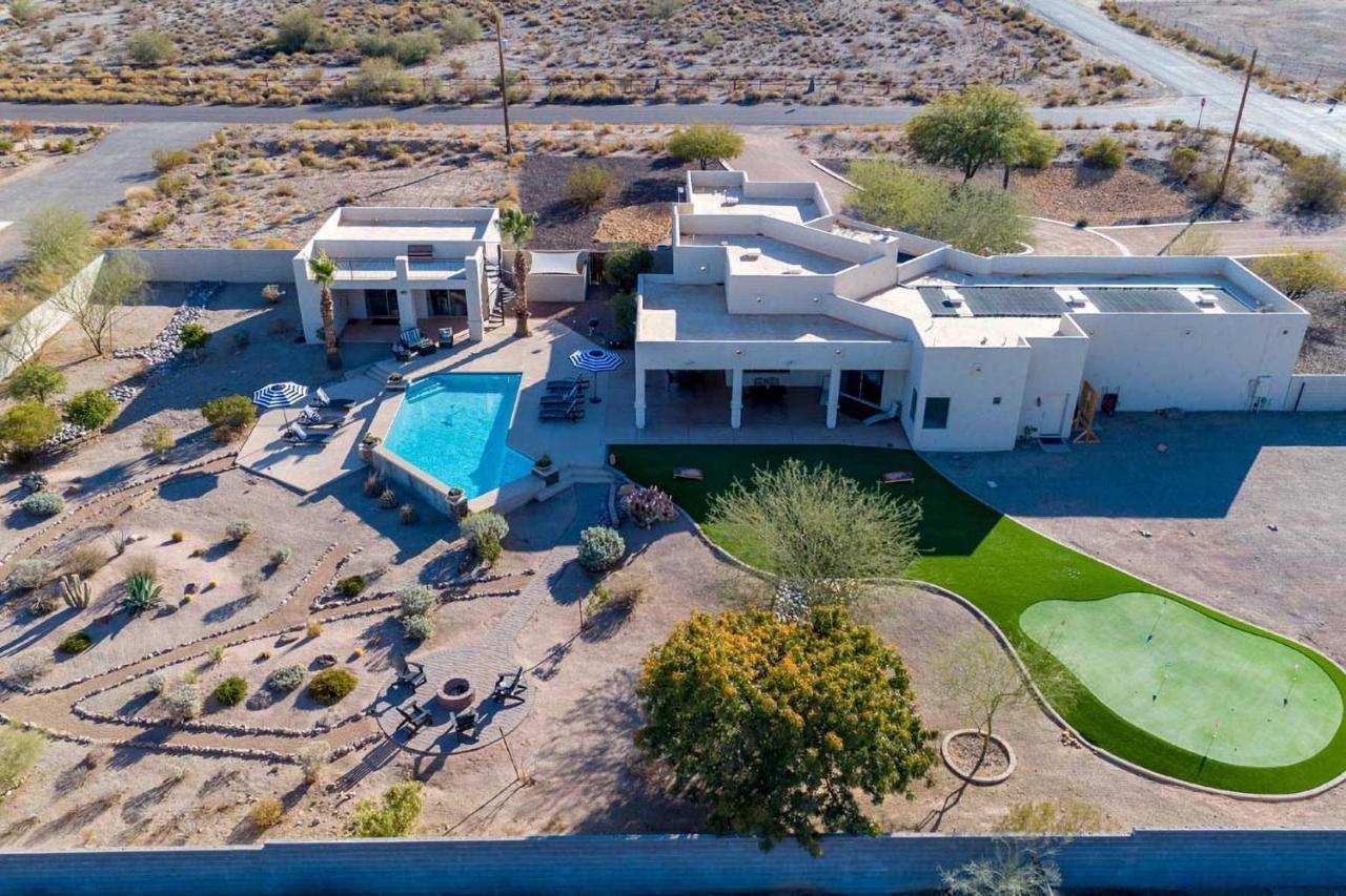 Adobe Arizona Home With City And Mountain Views Queen Creek 外观 照片